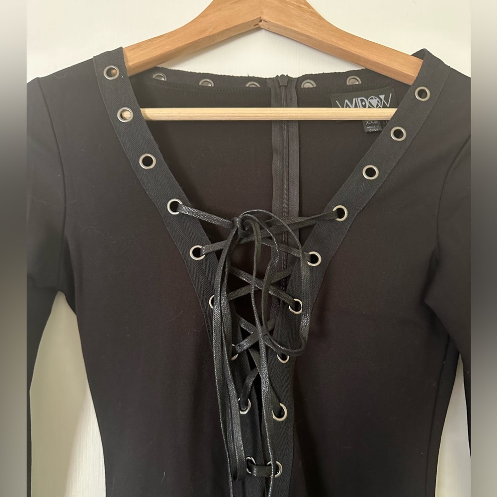 BNWT Lace Up Split Maxi Dress - Picture 3 of 5
